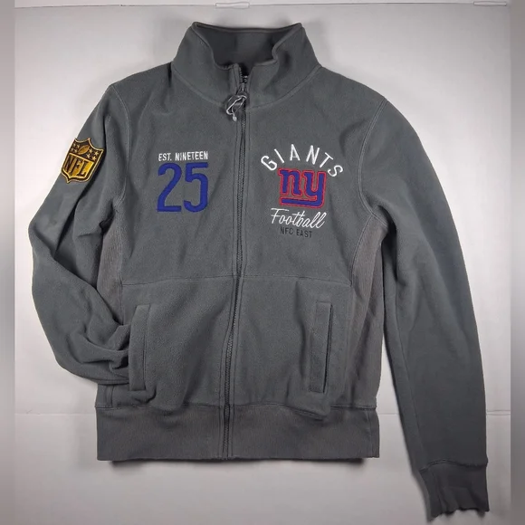 NFL Team Apparel Giants Fleece Sweater Size Small - Picture 1 of 12